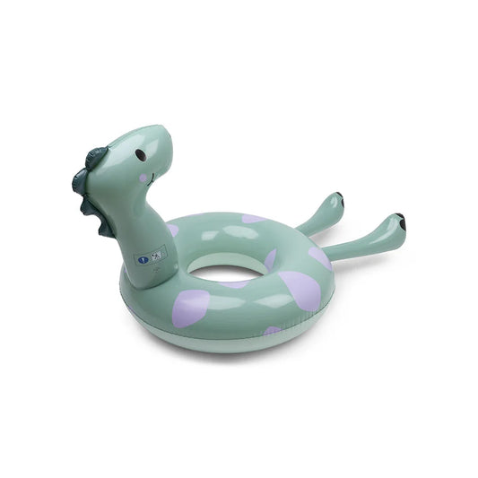 Inflatable Swim Ring - Green Dino, 95 cm
