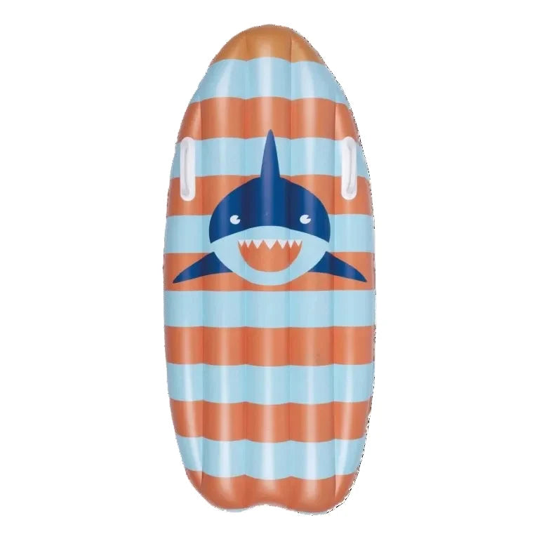 Inflatable Surfboard - Striped Shark, 120 cm