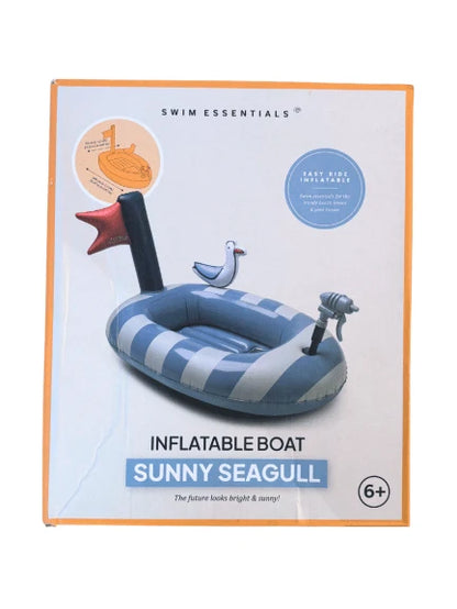 Swim Essentials Inflatable Boat Float - Seagull, 100 cm