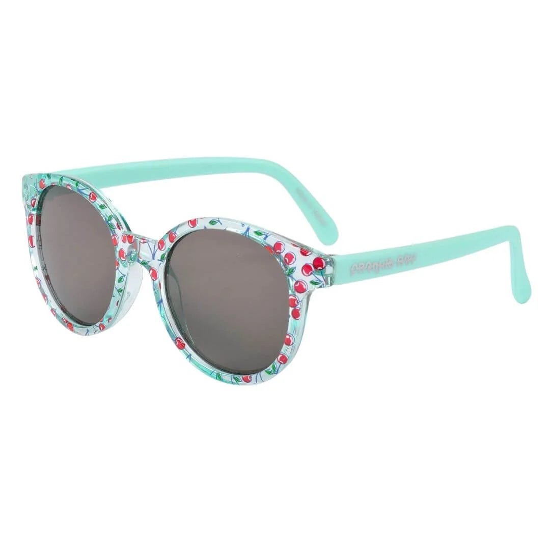 🍒 Frankie Ray Baby Sunglasses | Sprinkle Mint Cherry (2–5 Years)
